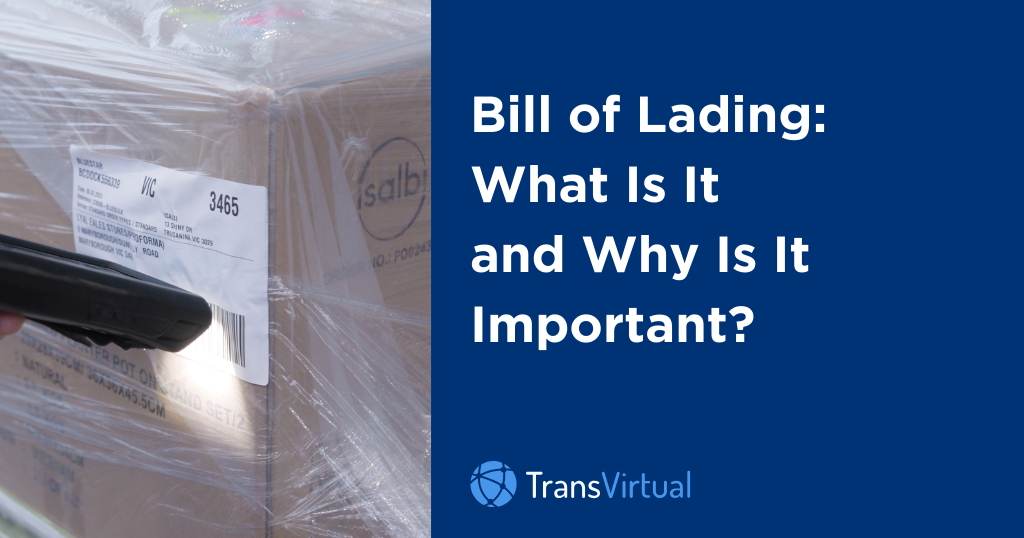 what is bill of lading